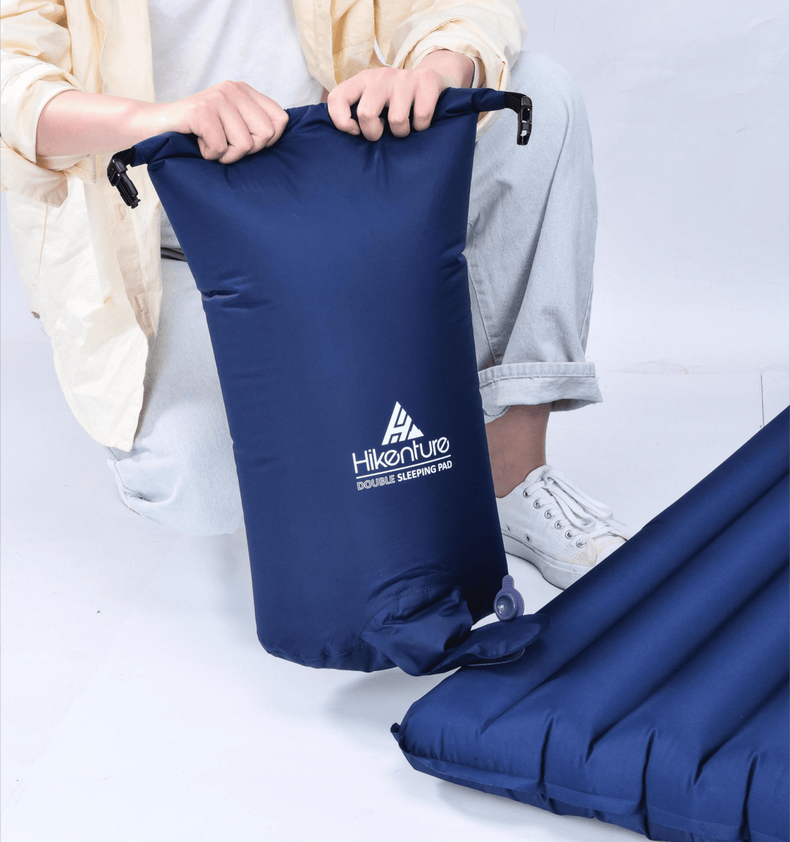 Hikenture ダブルスリーピングパッド 200cm x 120cm Hikenture Double Sleeping Pad for Camping