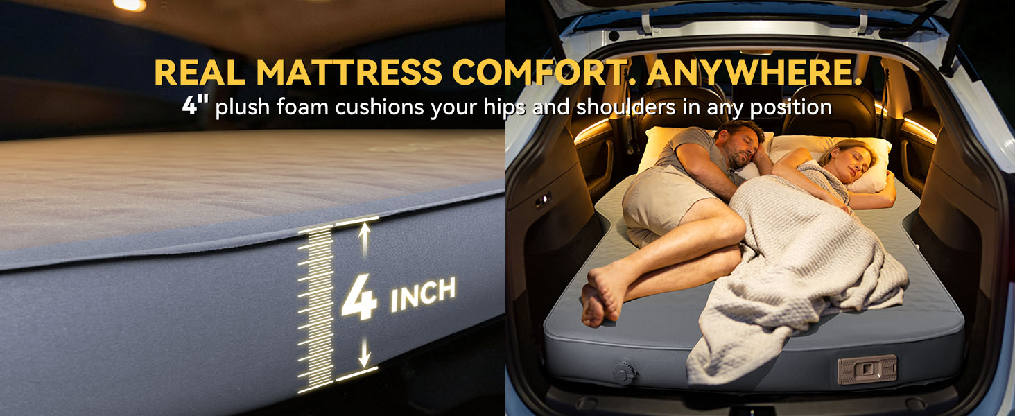 Hikenture Tesla and SUV mattress feature 1