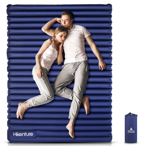 double sleeping pad with foot pump