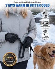 Hikenture Winter Gloves for Men Women, Thermal Warm Gloves for Cold Weather
