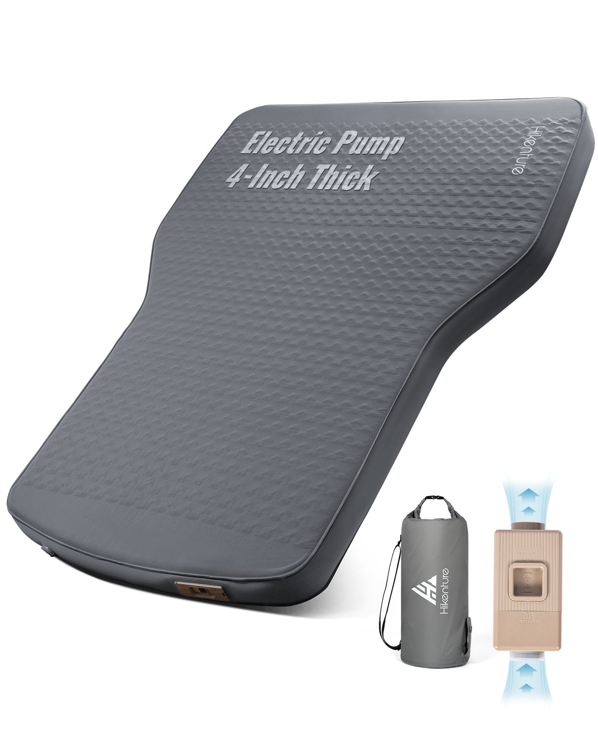 Hikenture Camping Mattress for Tesla Model Y& Suv, Electric Pump Sleeping Pad