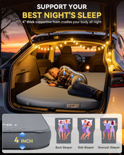 Hikenture Camping Mattress for Tesla Model Y& Suv, Electric Pump Sleeping Pad