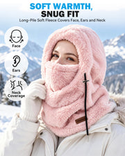 Hikenture Winter Balaclava Ski Mask for Men & Women, Thermal Neck Cover