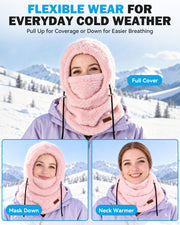 Hikenture Winter Balaclava Ski Mask for Men & Women, Thermal Neck Cover