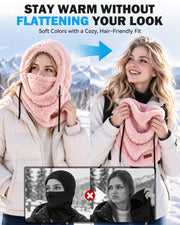 Hikenture Winter Balaclava Ski Mask for Men & Women, Thermal Neck Cover