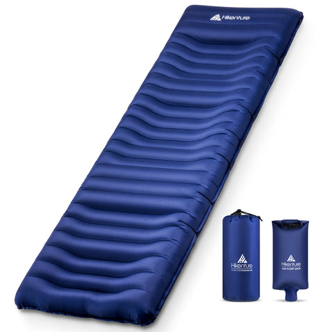 Hikenture Ultra Thick 5" Ergonomic Sleeping Pad for Camping, Backpacking, Hiking