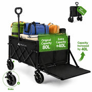 Hikenture Lightweight Collapsible Wagon-220 lb Capacity