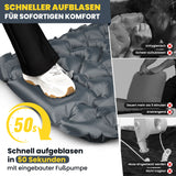 HIKENTURE Sleeping Mat 10cm Camping Air Mattress, Camping Sleeping Mat Small Pack Size, Inflatable Sleeping Mat with Foot Pump for Camping, Outdoor, Hiking, Tent - Gray A1