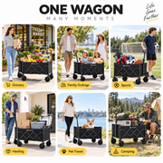 Hikenture Lightweight Collapsible Wagon-220 lb Capacity