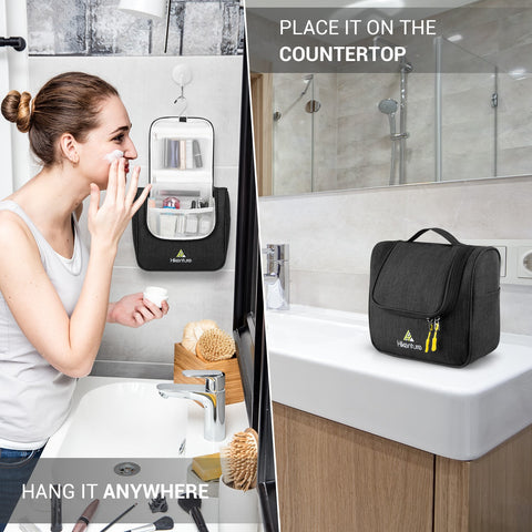 cute hanging travel toiletry bag Hikenture Toiletry Bag for Women,Travel Toiletries Bag, Hanging Cosmet