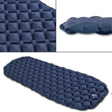 HIKENTURE Backpacking Sleeping Pad-Navy Blue