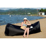 Hikenture Inflatable Hammock 2nd Generation,Lightweight 2.2lbs, with a Portable Carry Bag(Black)