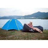 Hikenture Inflatable Hammock 2nd Generation,Lightweight 2.2lbs, with a Portable Carry Bag(Black)