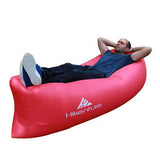 Hikenture Inflatable Lounger 2nd Generation Design ,Lightweight with a Portable Carry Bag(Red)