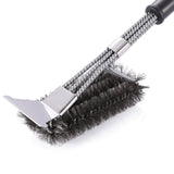 Hikenture® BBQ Grill Brush Cleaning Brush | BBQ Brush with Food Grade 304 Stainlesssteel | Efficient BBQ Grill Cleaner| Grill Scraper | Perfect Grilling Accessories for Char Broil, Weber, Porcelain and Infrared Grill