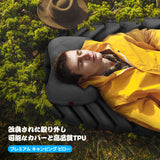 キャンプ枕 Hikentureエアーピロー 携帯枕 トラベルピロー コットンカバー付き