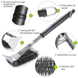 Hikenture® BBQ Grill Brush Cleaning Brush | BBQ Brush with Food Grade 304 Stainlesssteel | Efficient BBQ Grill Cleaner| Grill Scraper | Perfect Grilling Accessories for Char Broil, Weber, Porcelain and Infrared Grill