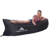 Hikenture Inflatable Hammock 2nd Generation,Lightweight 2.2lbs, with a Portable Carry Bag(Black)