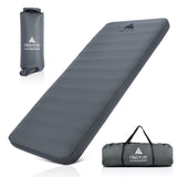 Hikenture 4 INCH Thick Self Inflating Sleeping Pad with 9.5 R Value, Comfort Plus Camping Mattress with Pump Sack, Inflatable Foam Insulated Camping Pad, Portable Camping Mat for 4-Season