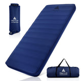 Hikenture 4 INCH Thick Self Inflating Sleeping Pad with 9.5 R Value, Comfort Plus Camping Mattress with Pump Sack, Inflatable Foam Insulated Camping Pad, Portable Camping Mat for 4-Season