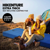 Hikenture 4 INCH Thick Self Inflating Sleeping Pad with 9.5 R Value, Comfort Plus Camping Mattress with Pump Sack, Inflatable Foam Insulated Camping Pad, Portable Camping Mat for 4-Season