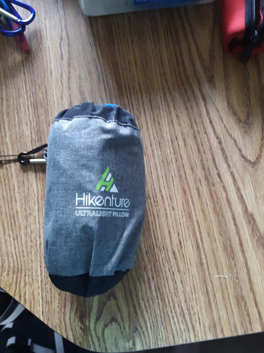 Customer photo of packed Hikenture pillow