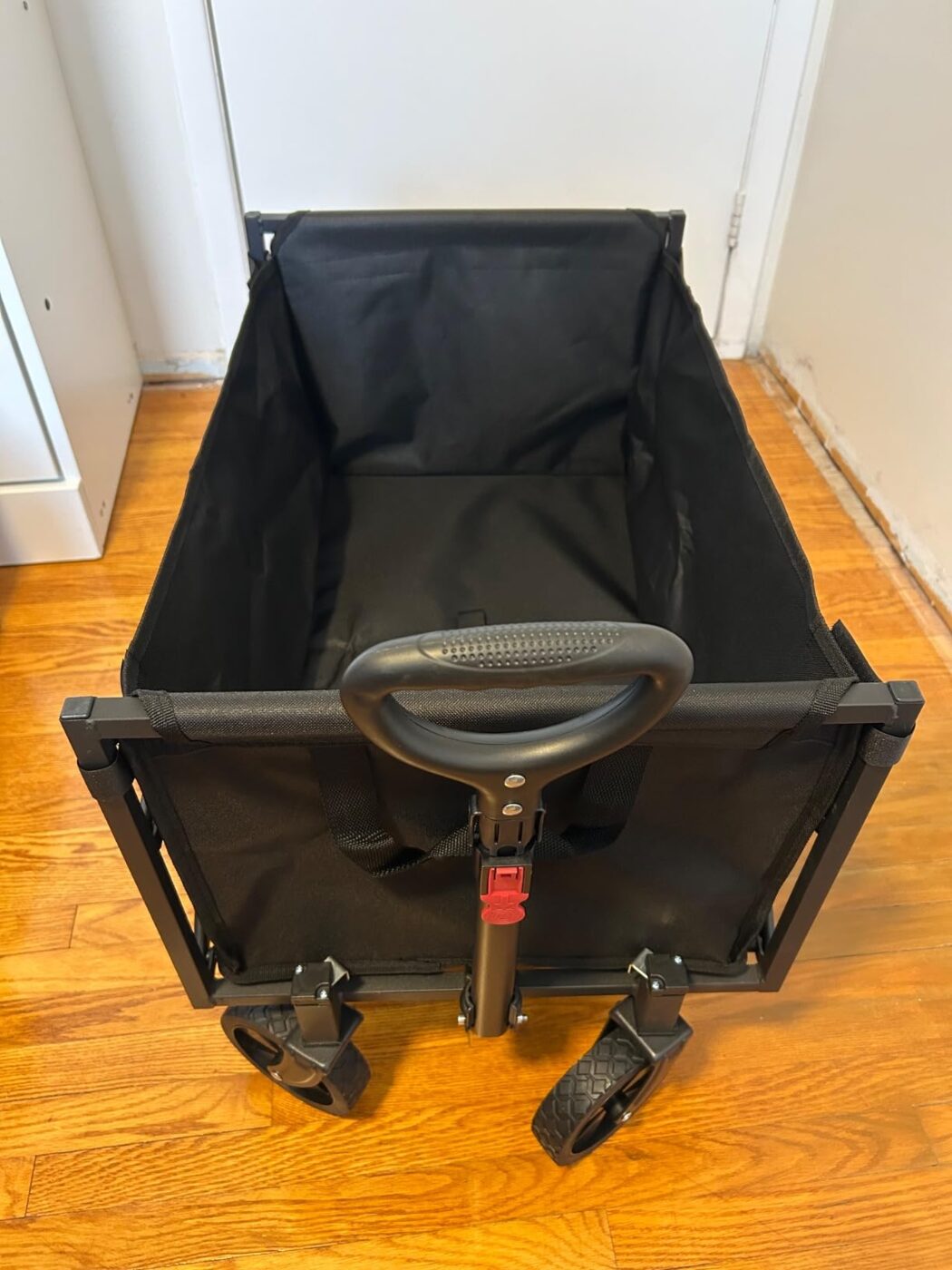 Customer photo of an open Hikenture folding wagon