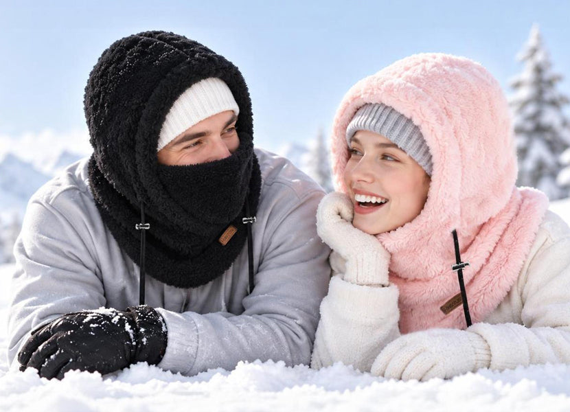 Hikenture balaclava and winter gloves